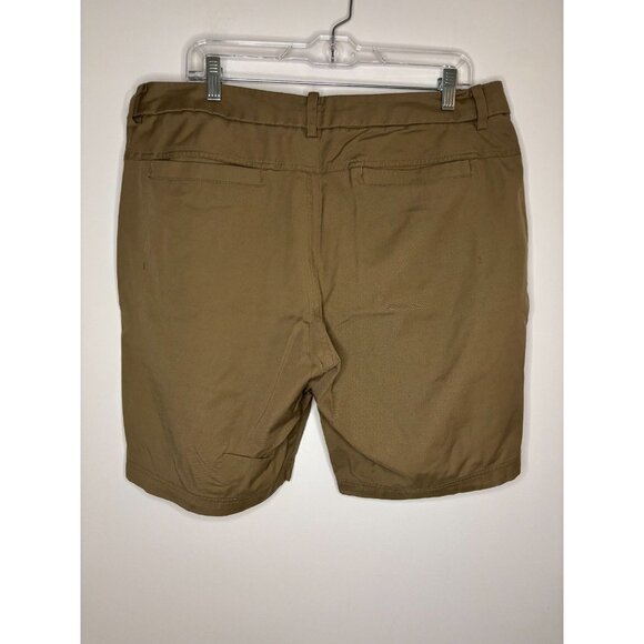LULULEMON Comission Short Mens 36 Tan Stretch Slash Pocket Preppy - Picture 2 of 5
